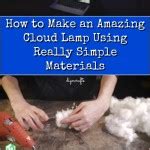 How to Make an Amazing Cloud Lamp Using Really Simple Materials - DIY & Crafts
