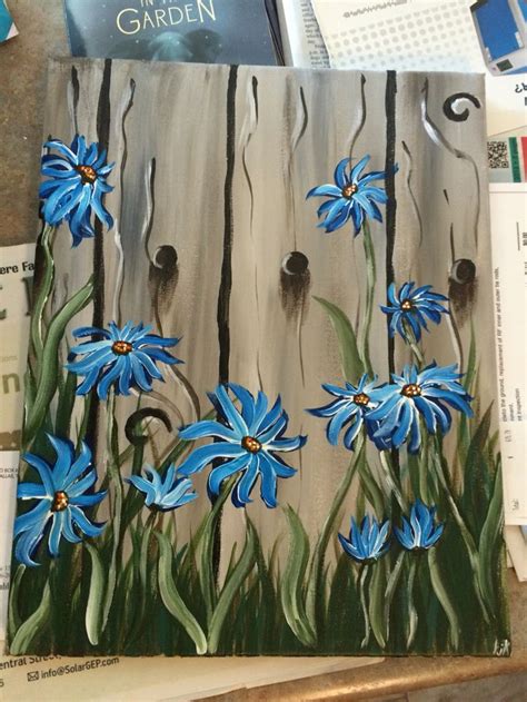 Wooden fence with flowers - Painting with Jane video lesson | Flower painting, Wooden fence ...