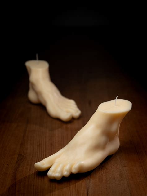 Foot Candle | RE-foundobjects Skeleton Decorations, Felt Decorations ...