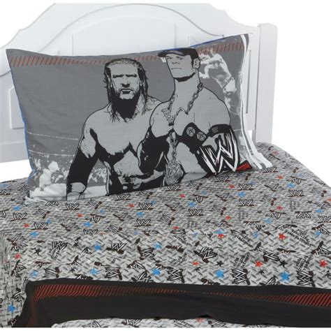 WWE Wrestling Bed Sheet Set John Cena Ringside Bedding Accessories ...