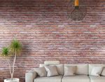 8mm Red Brick Effect Wall Panel 2.6M