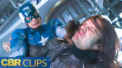 Bucky Vs Captain America | The Winter Soldier | Marvel - YouTube