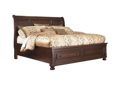 Porter King Sleigh Bed with Dresser