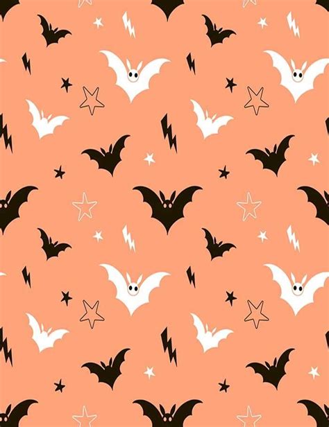 Painted Bat And Star With Orange Background Photography Backdrop J-0206 | Fall wallpaper, Orange ...