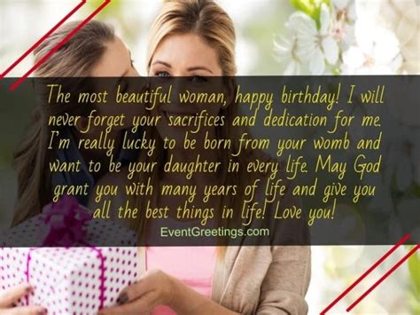 80 Lovely Birthday Wishes for Mom from Daughter