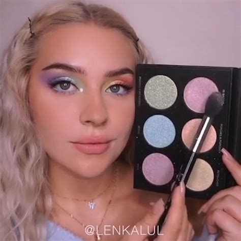 PASTEL MAKEUP GLAM TUTORIAL IDEA [Video] | Pastel makeup, Mermaid makeup tutorial, Rainbow makeup