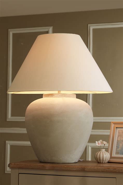 Next Extra Large Lydford Table Lamp - Grey | Table lamps living room, Large table lamps, Table ...