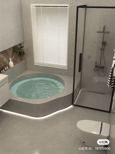 Luxury Bathroom Design with Jacuzzi Tub