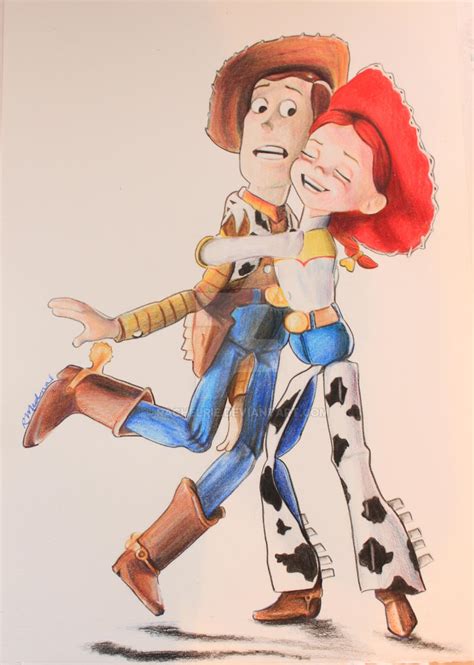 Disney Toy Story Woody and Jessie by RachelRie on DeviantArt