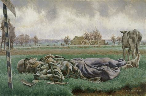 Alex Colville, Tragic Landscape, 1945, oil on canvas, 61 x 91 cm, Beaverbrook Collection of War ...