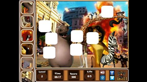 Madagascar 3 Puzzle - Gameplay - YouTube