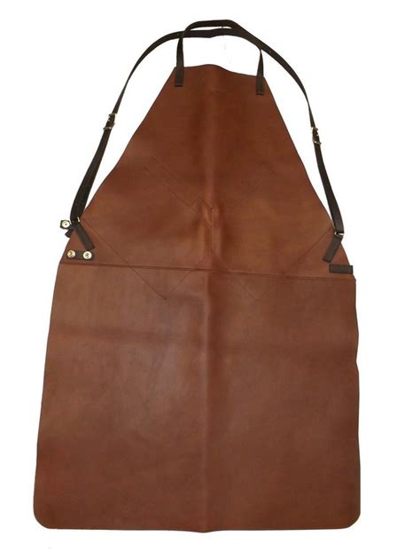 HEAVY DUTY LEATHER APRON ~ Adjustable w/ 2 Interior & 2 Pen Pockets ...