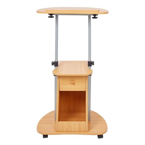 Indoor Chipboard Podium Table Adjustable Podium Classroom Movable ...