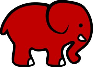 red elephant clipart - Clip Art Library