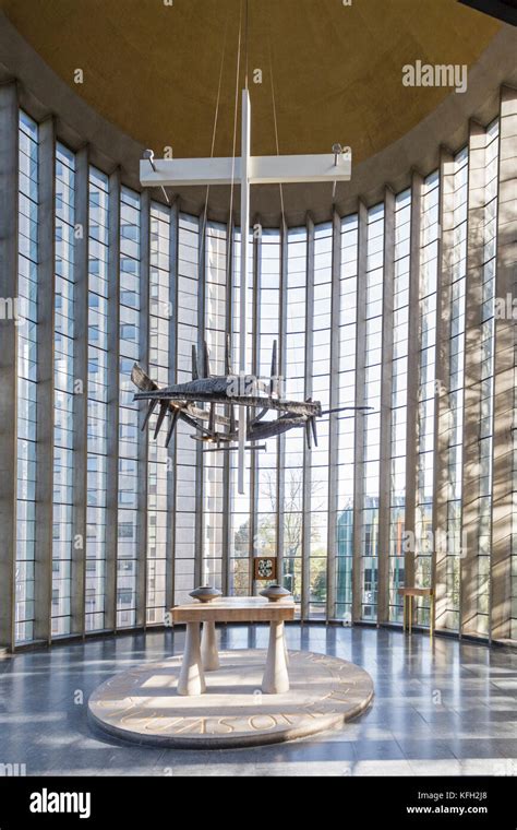 Coventry Cathedral interior architecture, Coventry, Warwickshire ...