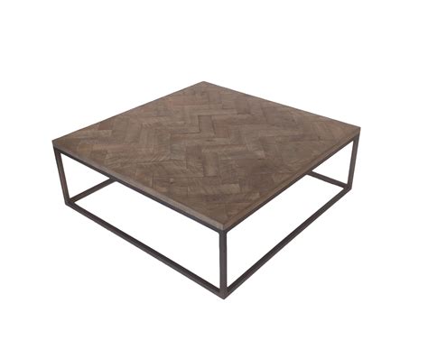 Grey Herringbone Coffee Table | website | Coffee table, Steel table legs, Table