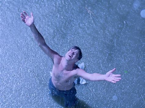 Shawshank Redemption Tim Robbins Andy Dufresne Rain Scene – CINEMA SHOCK