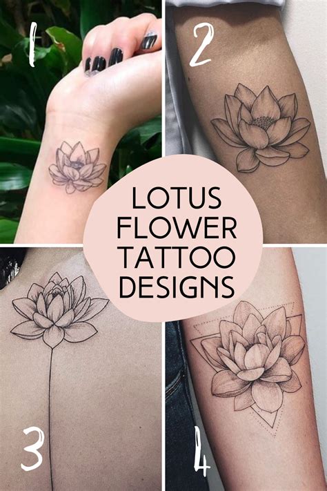 Black And White Lotus Flower Tattoo Meaning ~ 90 Lotus Flower Tattoos | Bodenewasurk