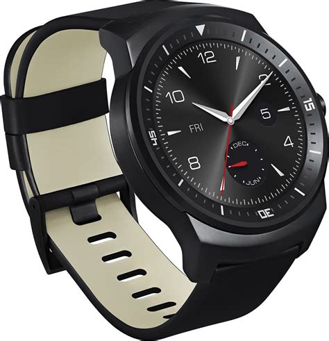 Best Buy: LG G Watch R Android Wear Smartwatch for Android Devices Black W110