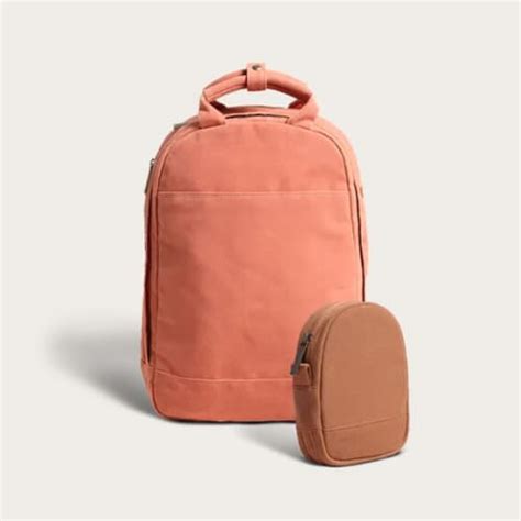 Organized Backpacks Set: Best Slim Backpack + Cord Pouch