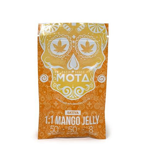 Buy MOTA Edible - 1:1 Jelly - Mango (sativa) Online In Canada