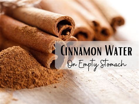 Cinnamon Water On Empty Stomach: What Happens When You Start Your Day With Cinnamon Water ...