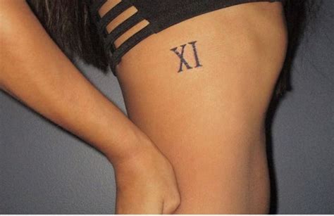 Roman numerals The number 11 | Tattoos, Roman numeral tattoos, Inner arm tattoo