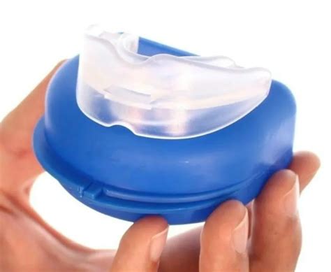 Silicone Stop Snoring Anti Snore Mouthpiece Apnea Guard Bruxism Tray Sleeping Aid Mouthguard ...