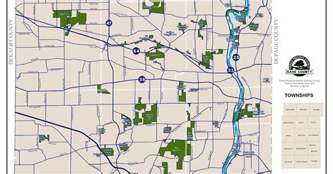 Kane County Forest Preserve Map | Map Of West