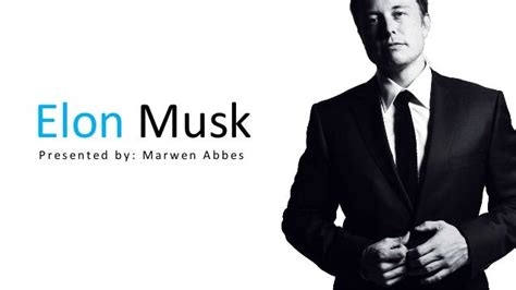 Elon musk presentation