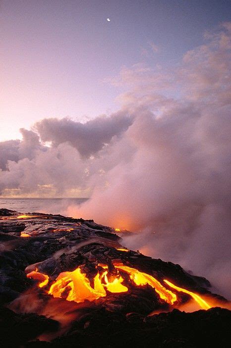 Lava Flows At Sunrise by Peter French - Printscapes