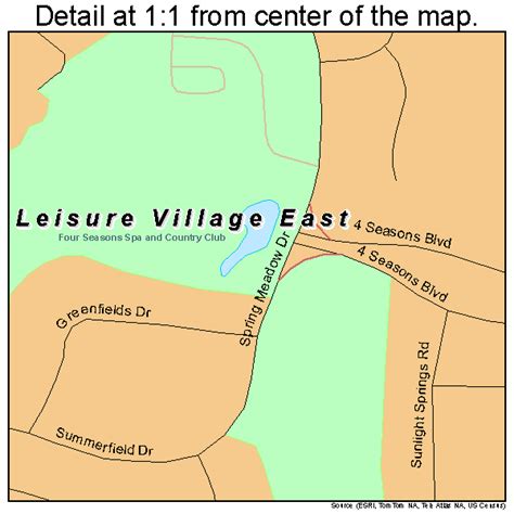 Leisure Village East New Jersey Street Map 3439910