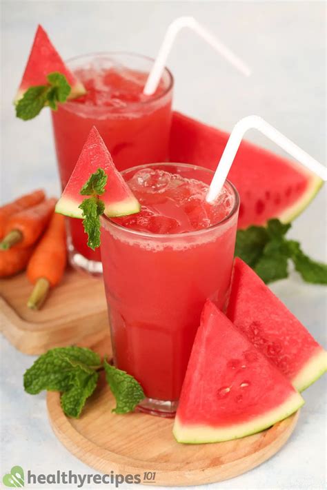 Watermelon Carrot Juice Recipe: A Sweet and Refreshing Summer Drink