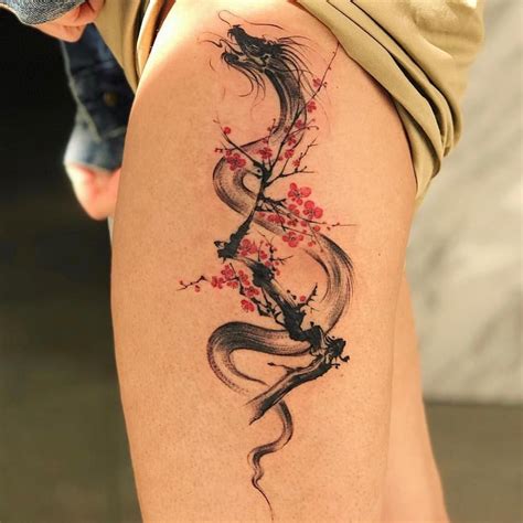 Cool Dragon Tattoos For Girls