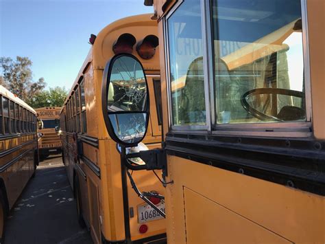 Merced Union High School District bus yard hit by vandals for third time this summer | KMPH