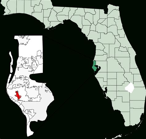 Fichier:map Of Florida Highlighting Seminole.svg — Wikipédia - Seminole Florida Map - Printable Maps