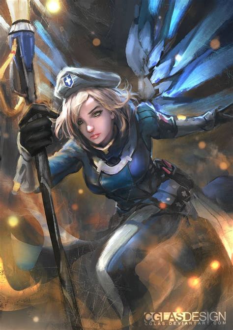 Mercy Combat Medic Ziegler by CGlas Overwatch Art | Etsy