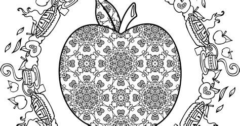 Free Printable Apple Adult Coloring Page - Mama Likes This