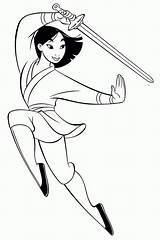 Mulan Free Coloring Pages  Home sketch template