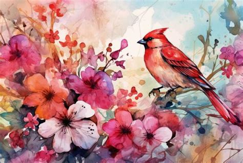 Watercolor Cardinal Stock Photos, Images and Backgrounds for Free Download