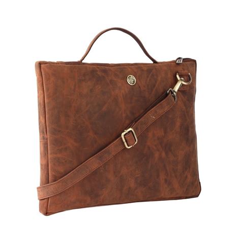 LS701KHKI Brown Genuine Leather Laptop Sleeve Upto 16 Inch at Rs 1025 ...