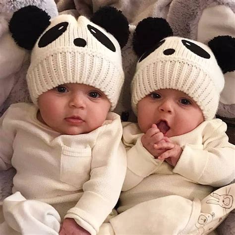 Cute Baby Boy And Girl Twins