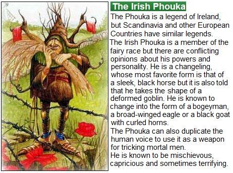 the irish phouka (pooka) | Celtic myth, Irish mythology, Celtic mythology