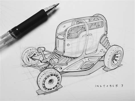 Inktober 7, Scott Robertson | Scott robertson, Industrial design sketch, Design sketch