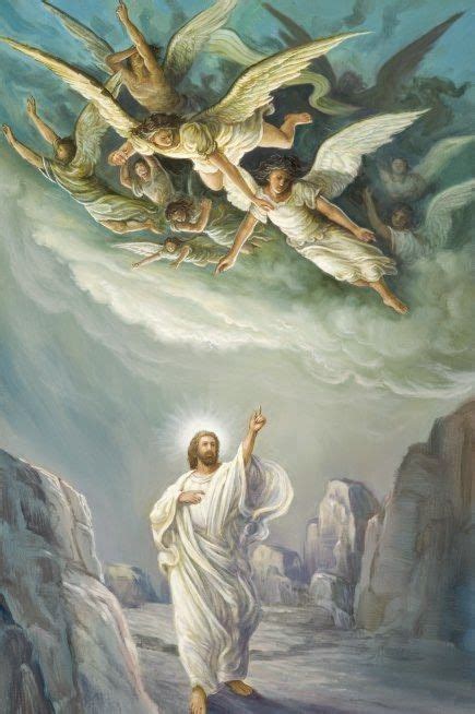 Jesus and Angels | Angel art, Jesus pictures, Christian art