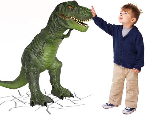 YONGJULE Large Soft Dinosaur Toys- 28" Jumbo Dinosaur Toys for Boys, Realistic Looking Dinosaur ...