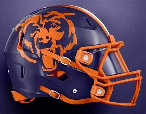 Bears baby! | Chicago bears helmet, Chicago bears football, Football helmet design