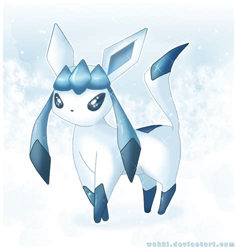 Shiny Glaceon by Wakki on DeviantArt