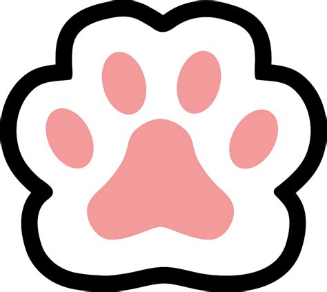Cat Paw Logo Cat Paw Clipart Clip Art Library Paw Print Clip Art | Images and Photos finder