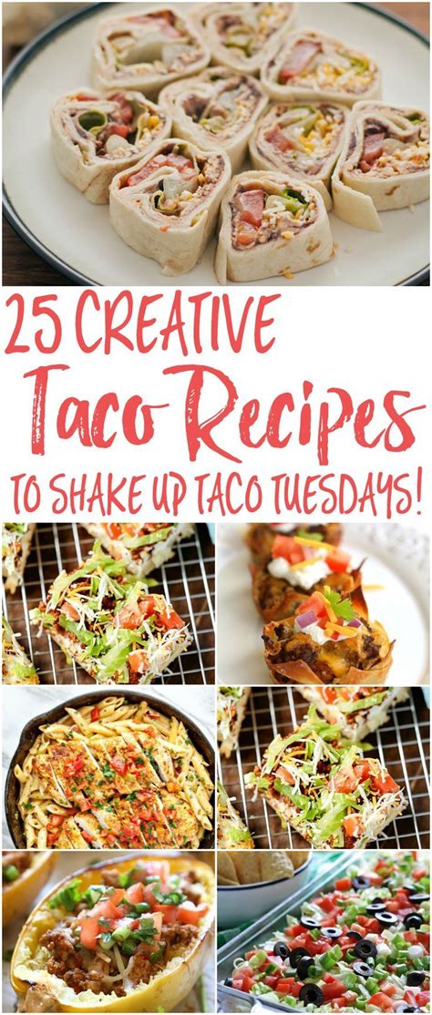 Creative Ways to Shake Up Taco Tuesday! | Recipes, Taco dinner, Taco ...